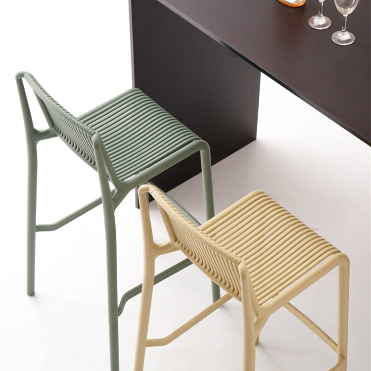 Simple creative plastic high stool_imazingly chairs