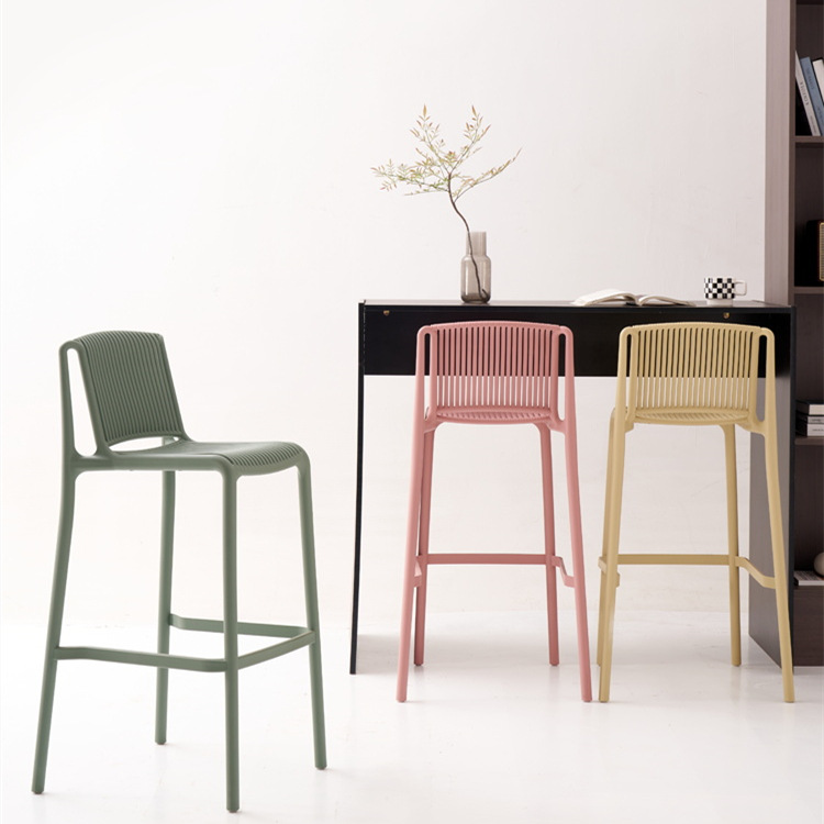 Simple creative plastic high stool_imazingly chairs