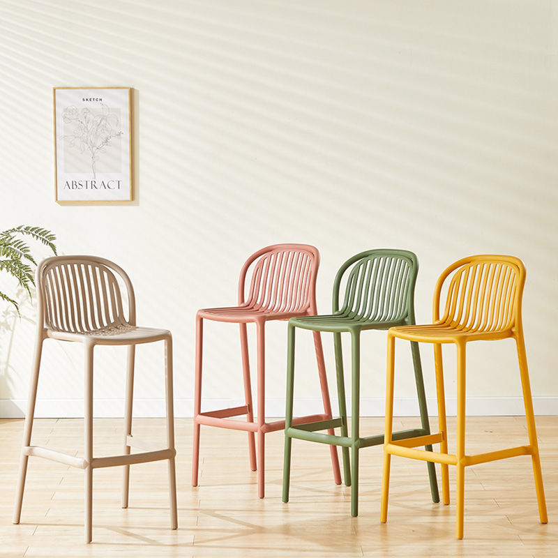 Simple creative plastic high stool_imazingly chairs