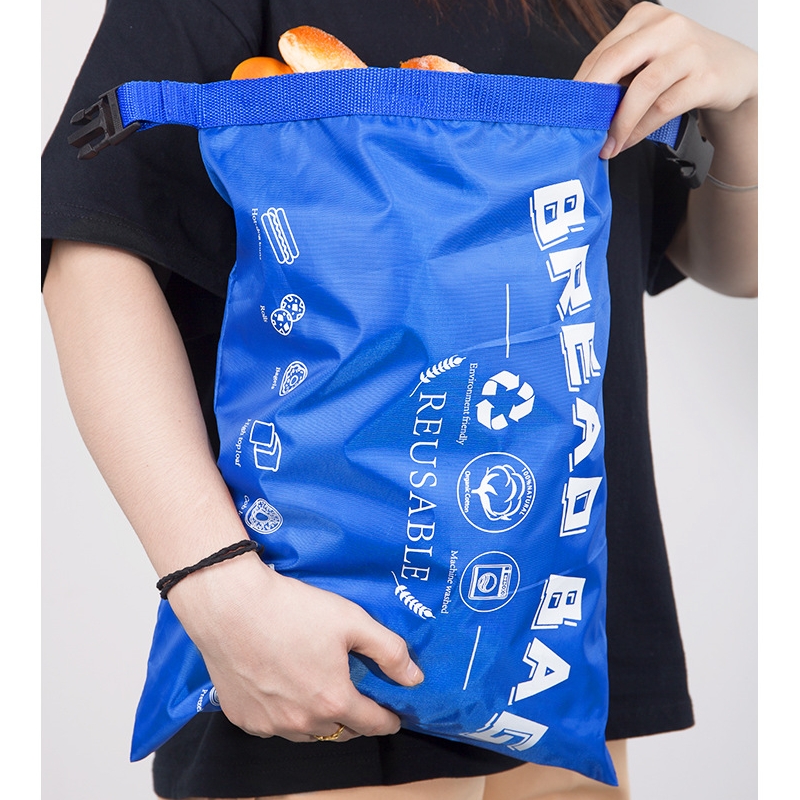 Washable Insert Buckle Zipper Food Bag